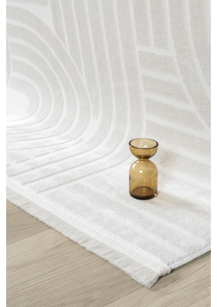 Vista Krem Halı Akrilik Halı Yumuşak Dokulu Salon Oturma Odası Yatak Odası Halısı 5110 indirimleri