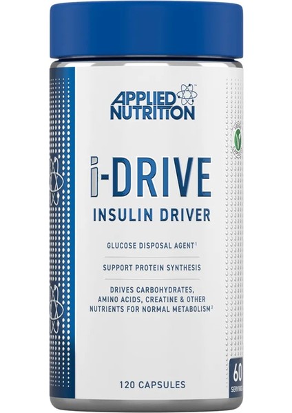 I-Drive Insulin (Copper+Chromium+D3+C+B6 Capsules 120 Caps