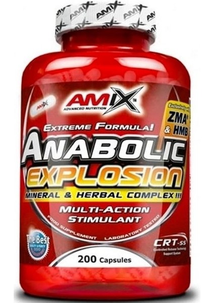 Anabolic Explosion Hmb - Tribulus - Zma - Citrulline - Taurine 200 Caps