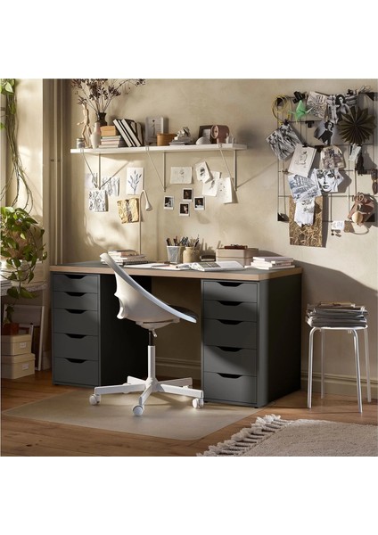 Lagkapten / Alex Çalışma Masası Gri 140 x 60 Cm modelleri