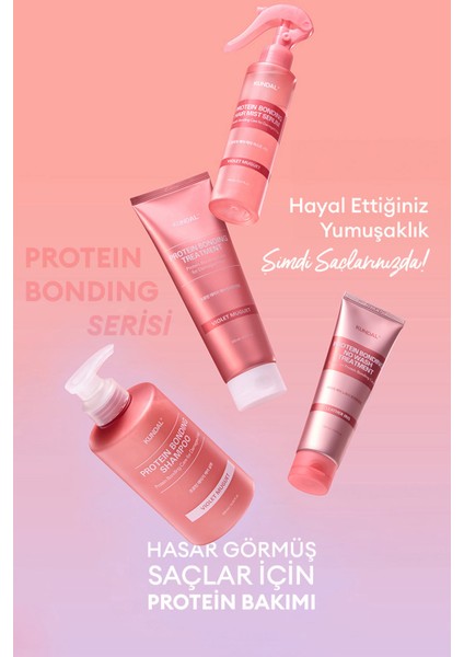 Yoğun Onarıcı Durulanmayan Bakım Kremi KUNDAL Protein Bonding No Wash Treatment 130ml Leather Iris