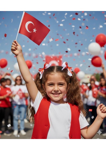 Kurdele Model Kırmızı ve Beyaz Renk Bayramlık Ikili Toka fiyatları