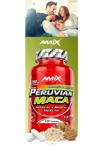 Amıx Peruvian Maca 750MG. / 120 Caps.