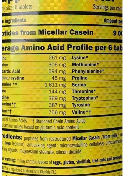 Amıx Micelle Night Amino / 250 Tabs fiyatları