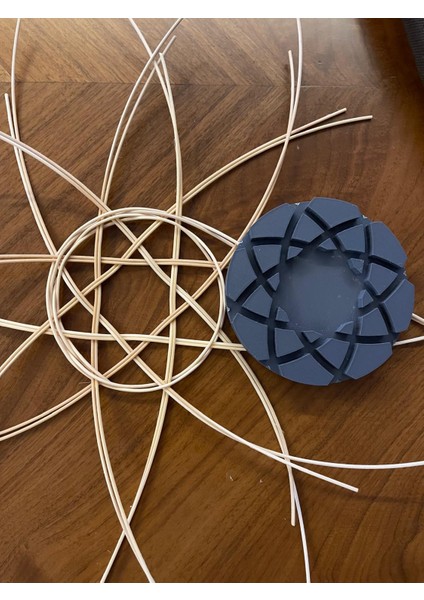 Rattan Örme Kalıbı, Şablon, Pattern, Template Model No -15