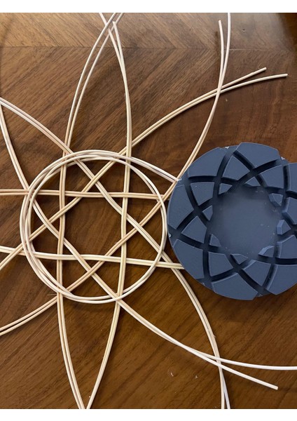 Rattan Örme Kalıbı, Şablon, Pattern, Template Model No -15