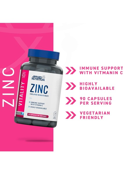 Zinc(Çinko)+Vitamin C 90 Caps fiyatları