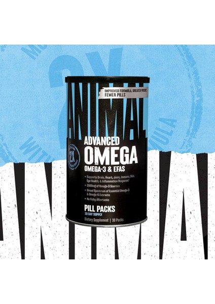 Advanced Omega Essential Fatty Acids - High Potency 3500MG Omega 3 & Omega 6 Supplement With Epa, Dha, Ala, Cla, Gla For Heart, Brain, Joint, Skin, Eye, Metabolism, Immune Health - 30 Day Pack