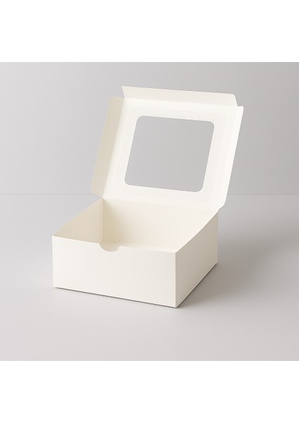 Hediye Kutusu - Asetat Pencereli Bordo Kurdeleli Hediye Kutusu 1 Adet Set modelleri