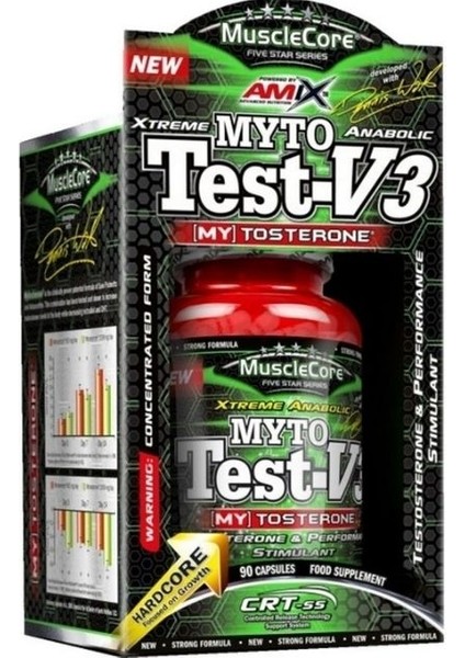 Nutrition Mytotest V3 Test Booster Maca +Astaxanthin + Saw Palmetto + Rhodiola Rosea + Testofen 90