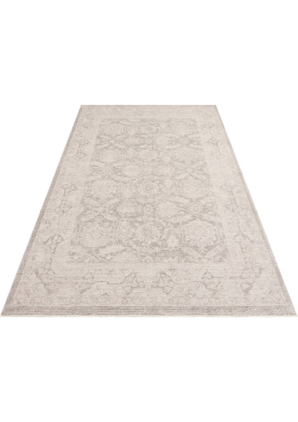 Shiraz SHR 01 Gri - Vintage Eskitme Desenli Yumuşak Dokulu Modern Makine Halısı fırsatları