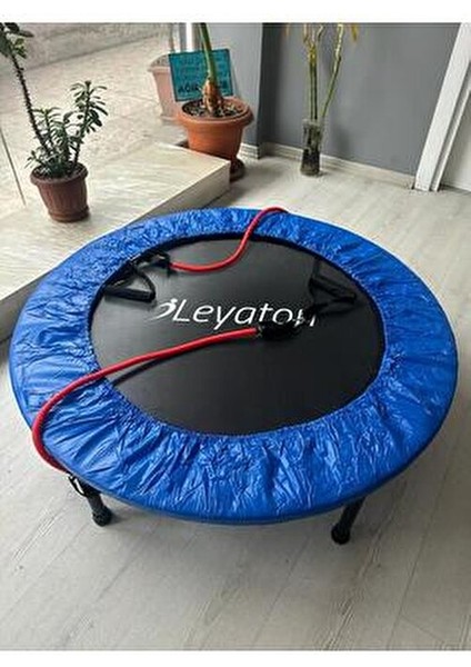 102 cm Deluxe Trampolin Mavi Renkli Eğlenceli Tasarım 40 İnç Boyutunda indirimleri