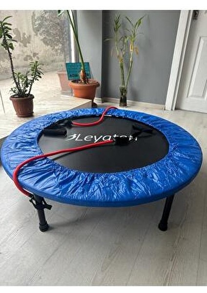 102 cm Deluxe Trampolin Mavi Renkli Eğlenceli Tasarım 40 İnç Boyutunda