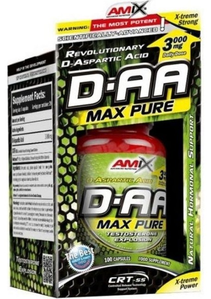 Daa D Aspartic Acid 100 Caps 3000 Mg