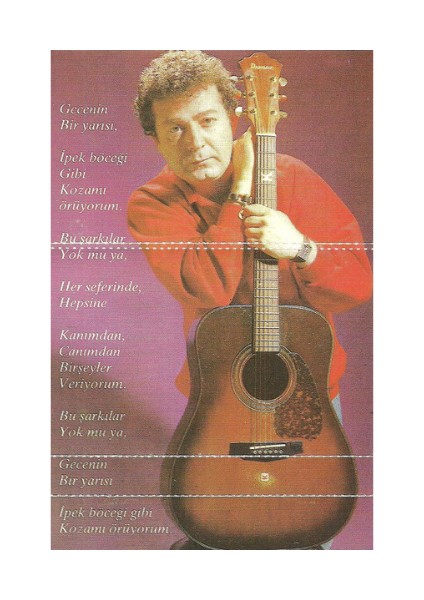 Kayahan – "benim Şarkılarım" Kaset – 1989 - Ambalajında modelleri