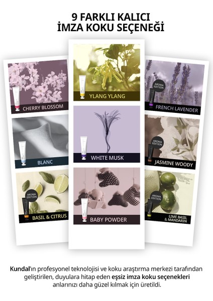 Yoğun Nem Veren Besleyici El Kremi KUNDAL Shea Butter&Macadamia Pure Hand Cream 50ml(Cherry Blossom)