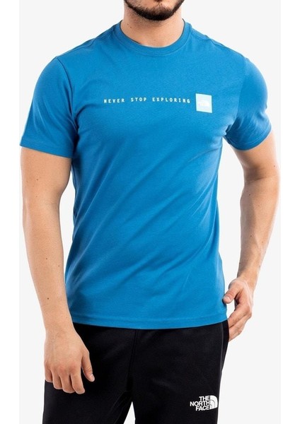 Erkek Tişört S/S Never Stop Exploring Tee - Eu fırsatları