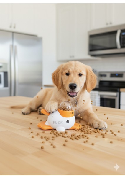 Köpekler Için Akıllı Etkileşimli Ödül Mama Dağıtıcı Oyuncak - Basmalı Eğitimli Eğlence Oyunu