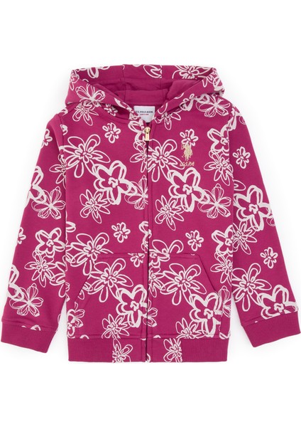 Kız Çocuk Pembe Hırka (Örme) 50317959-VR041