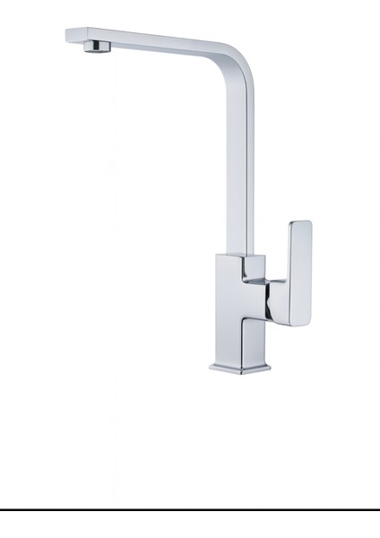 Modern Krom Lavabo Bataryası | Tek Kollu Kare Tasarım | Dayanıklı Pirinç Gövde fiyatları