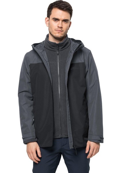 Taubenberg 3in1 Erkek Gri Outdoor Ceketi