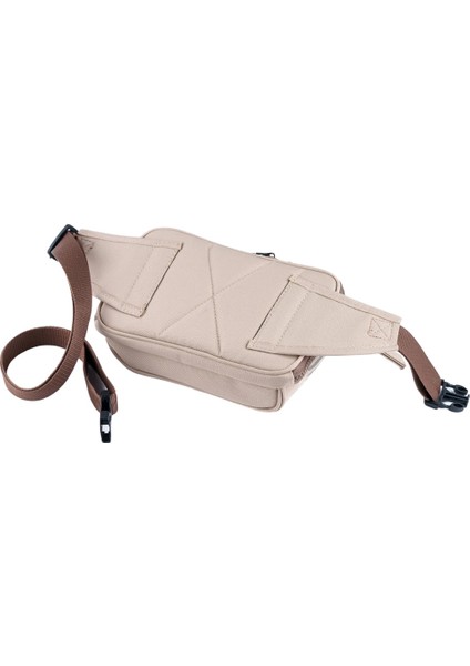 Krem Antrasit Kanvas Unisex Göğüs ve Bel Çantası modelleri