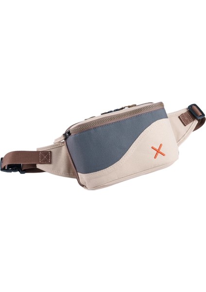 Krem Antrasit Kanvas Unisex Göğüs ve Bel Çantası indirimleri