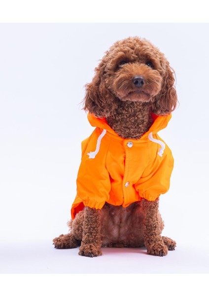 Neon Turuncu Mont Köpek Mont Köpek Kıyafeti Köpek Yağmurluğu(Küçük ve Büyük Irklar Için) fiyatları