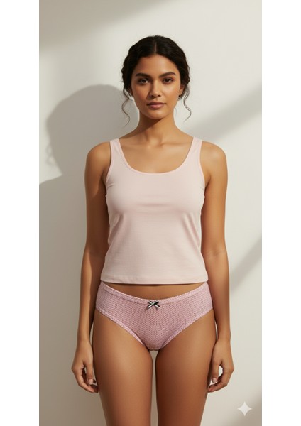 3'lü Kadın Küçük Puantiyeli Külot