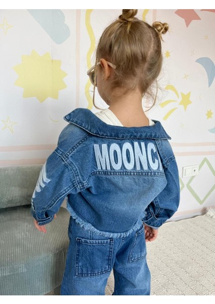 Kız Çocuk Denim Kumaş Ceket Jean Alt Üst Takım fırsatları