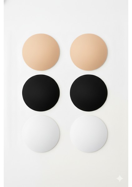 Kadın Sütyen Pedi - Göğüs Pedi 3 Çift Renkli (Atlet, Büstiyer, Mayo Için Uyumlu) fırsatları