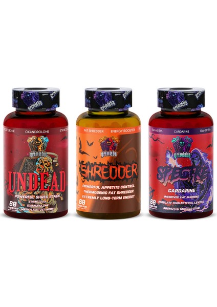 Xxl Yağ Yakıcı Set - Shredder & Undead & Spectre 60 Kapsül