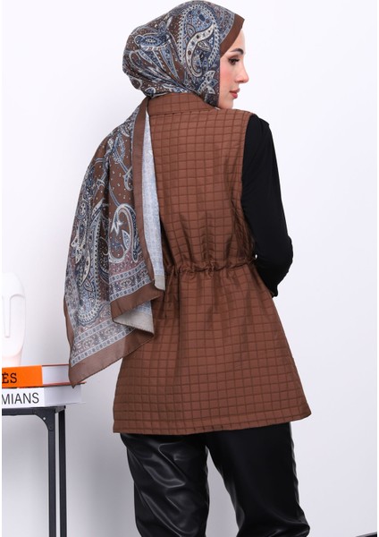 Kahverengi Fermuarlı Kapitone Yelek fırsatları