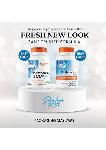 Benfotiamine 300 With Benfopure, Helps Maintain Healthy Glucose Metabolism, Non-Gmo, Vegan, Gluten Free, Soy Free, 300 Mg, 60 Veggie Caps fiyatları