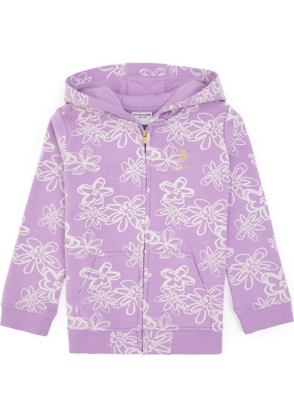 Kız Çocuk Lila Hırka (Örme) 50317959-VR034