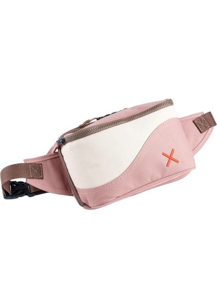 Pembe Krem Kanvas Unisex Göğüs ve Bel Çantası modelleri