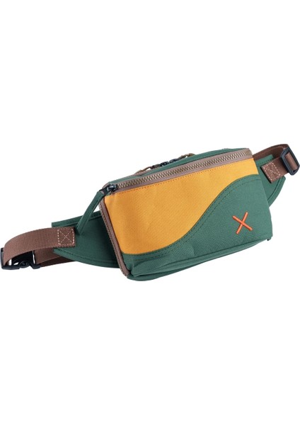 Yeşil Sarı Kanvas Unisex Göğüs ve Bel Çantası modelleri