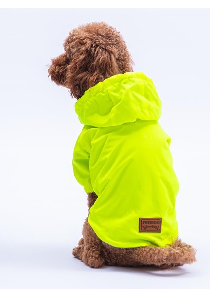 Neon Sarı Mont Köpek Mont Köpek Kıyafeti Köpek Yağmurluğu(Küçük ve Büyük Irklar Için)