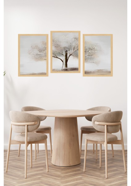 🌿 Doğal Ağaç Temalı Çerçeve Görünümlü Tablo Seti–modern ve Huzurlu Dekorun Anahtarı 🌟 CRVS1176 13 x 17 fiyatları