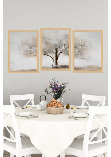 🌿 Doğal Ağaç Temalı Çerçeve Görünümlü Tablo Seti–modern ve Huzurlu Dekorun Anahtarı 🌟 CRVS1176 13 x 17 indirimleri
