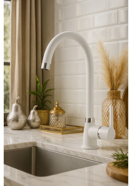 Armut Krom Delta Mutfak Eviye Bataryası Sıcak Soğuk Girişli - 2 Yıl Garantili modelleri