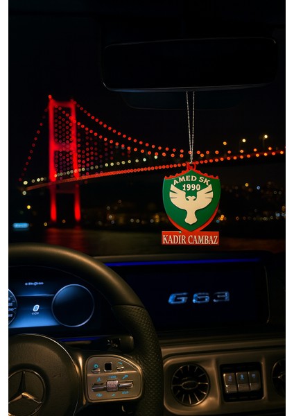 ORJIN3D Kişiye Özel Isimli Amed Spor Dikiz Aynalık Araç Içi Aksesuar Amedspor Sk
