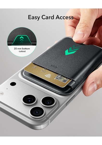 Halolock Wallet Boost Magsafe 5 Kart Tutuşlu Rfıd Blocking Korumalı Deri Kartlık modelleri