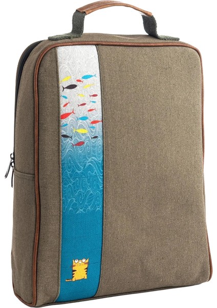 Vizon Kedi Desenli Laptop & Sırt Çantası