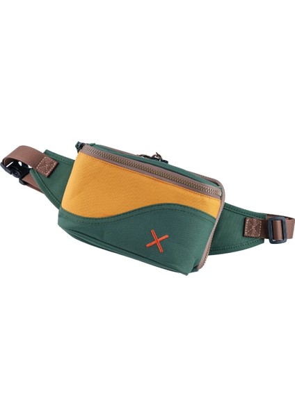 Yeşil Sarı Kanvas Unisex Göğüs ve Bel Çantası fırsatları