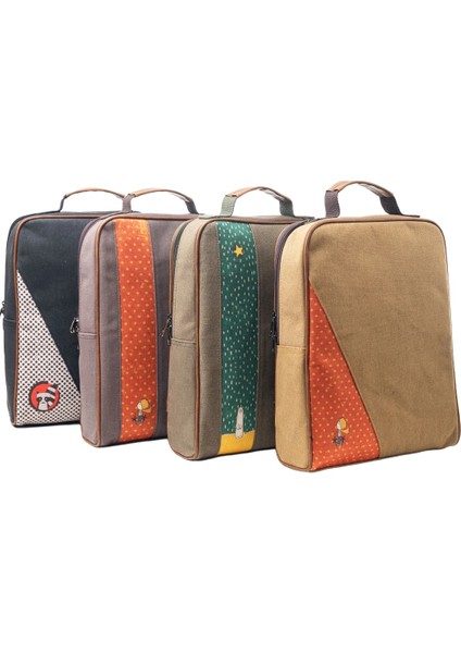 Hardal Küçük Prens Desenli Laptop & Sırt Çantası