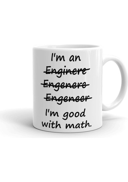 Mühendis Temalı Ithal Kupa Bardak