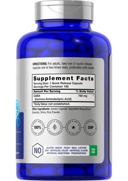 Horbäach Gaba 750MG | 180 Capsules modelleri