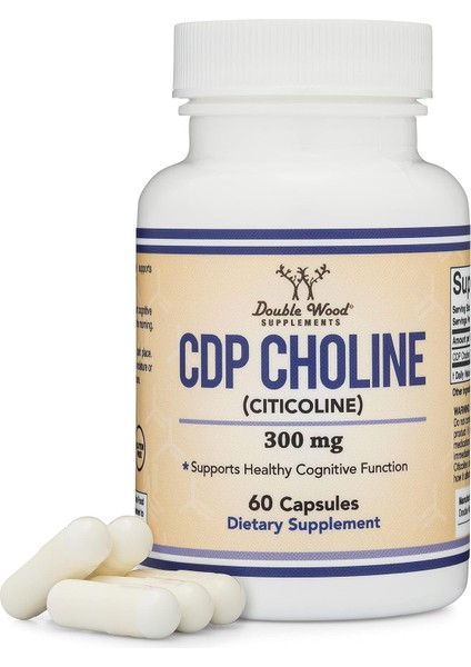 Cdp Choline (Citicoline) Pharmaceutical Grade Third Party Tested 60 Caps