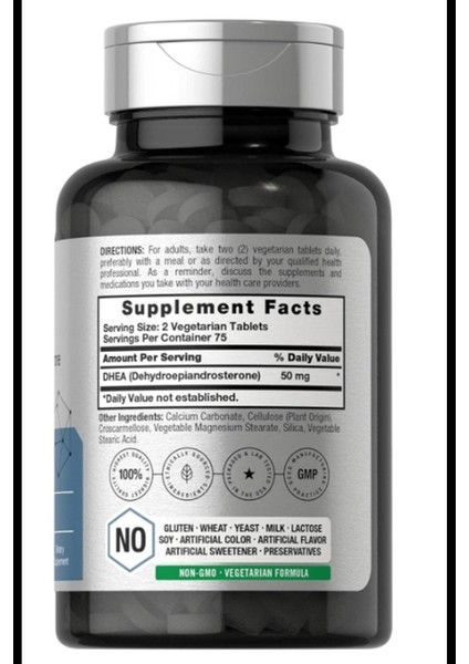 Dhea 50MG Per Serving | 150 Tablets modelleri